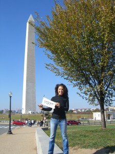 Julie McDonald in Washington DC, 2008