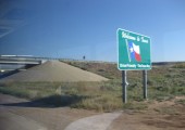 Texas, where everything is big, but their welcome signs